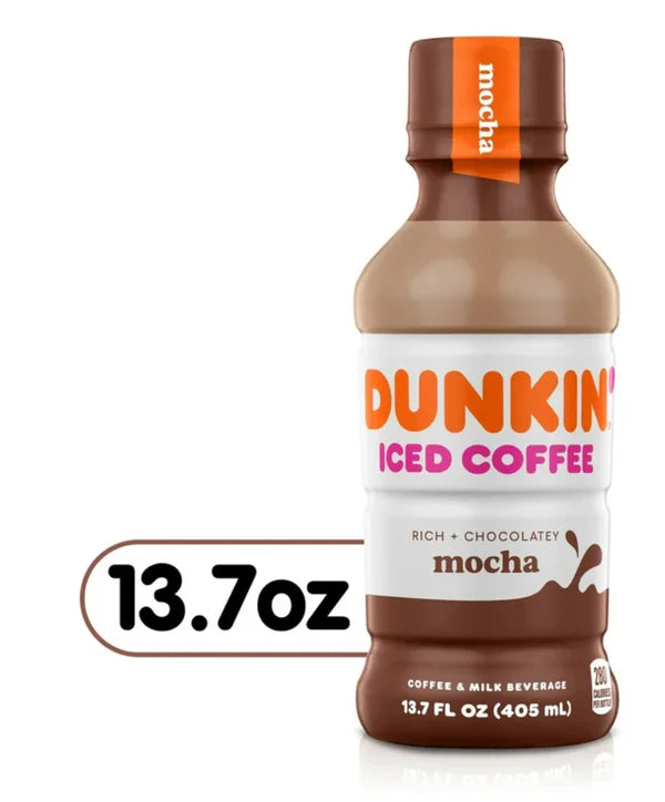 Dunkin’ Mocha Iced Coffee Bottle Drink