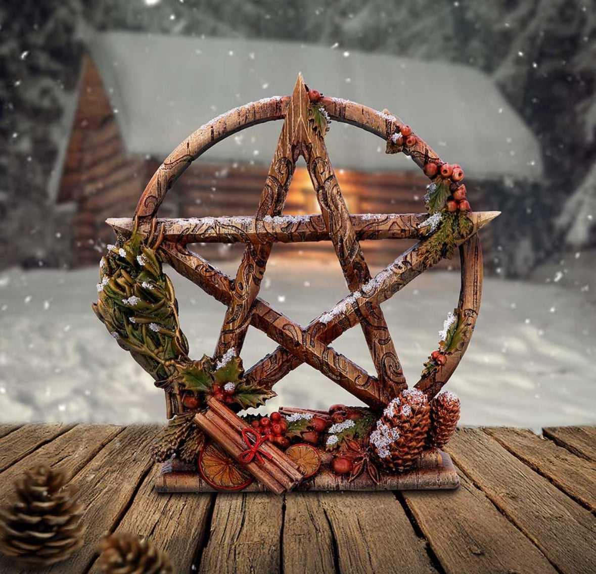 Season of the Pentagram Yule (Winter) 16.5cm