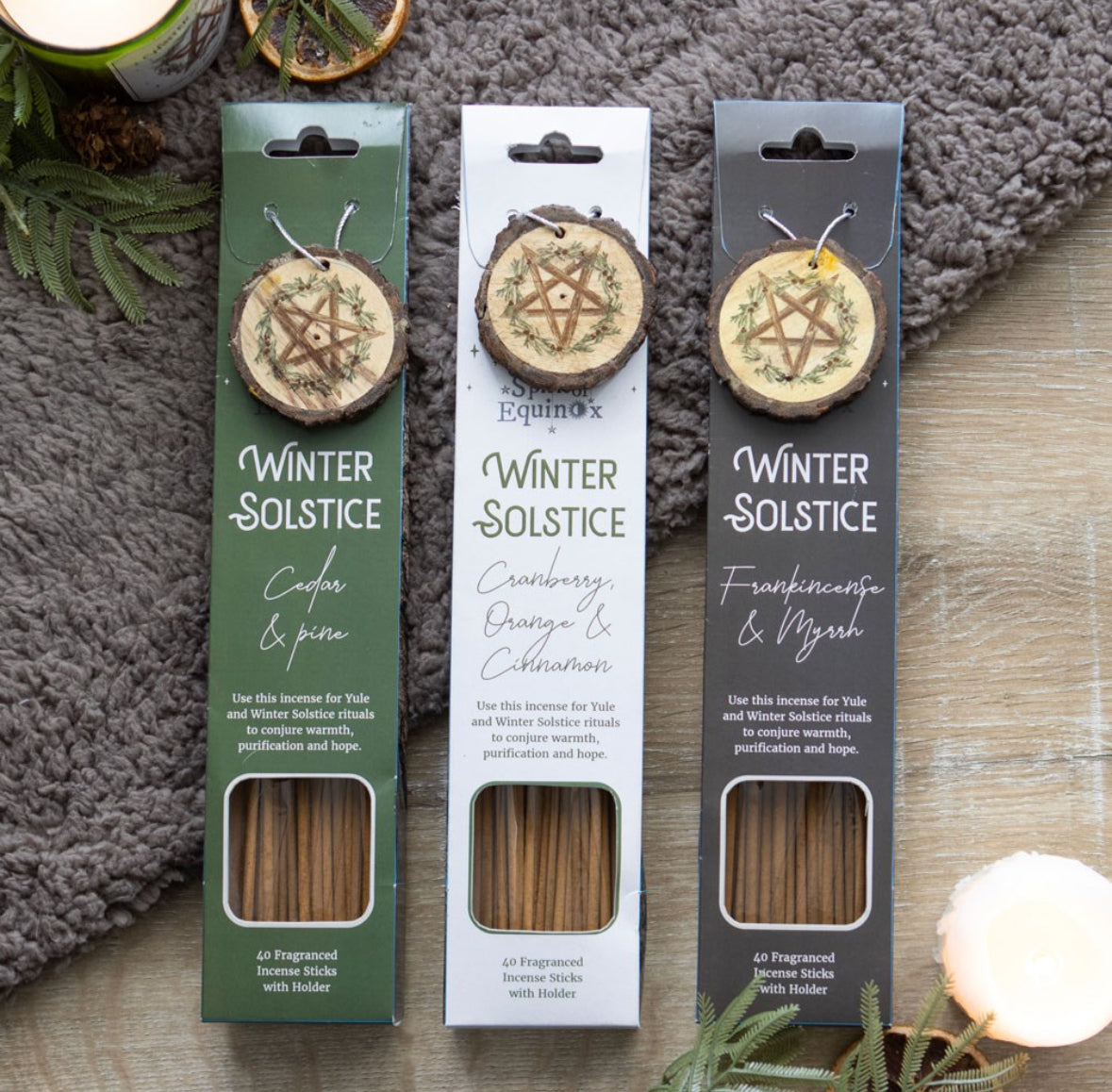 WINTER SOLSTICE INCENSE STICK GIFT SETS