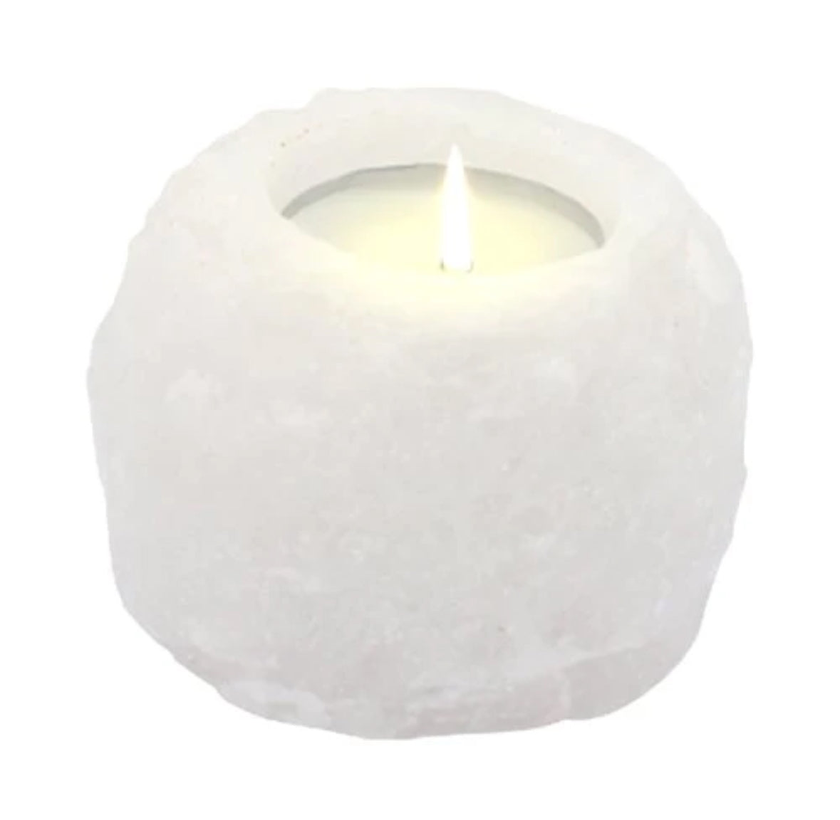 Crystal Rock Himalayan Salt Candle Holder 600-800g