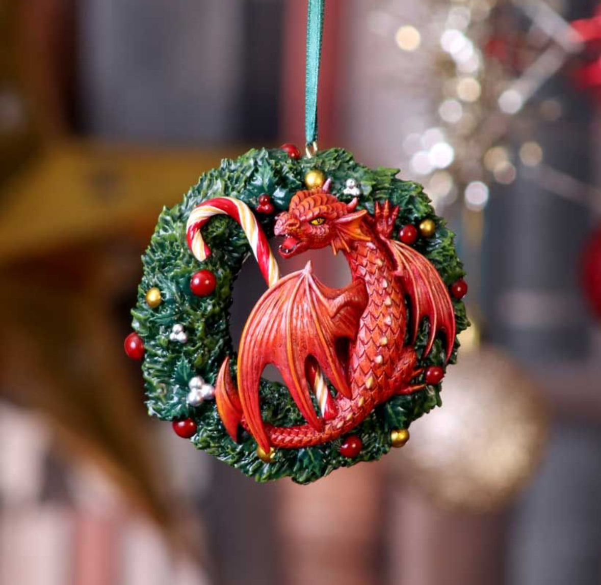 Anne Stokes Sweet Tooth Hanging Ornament 9cm