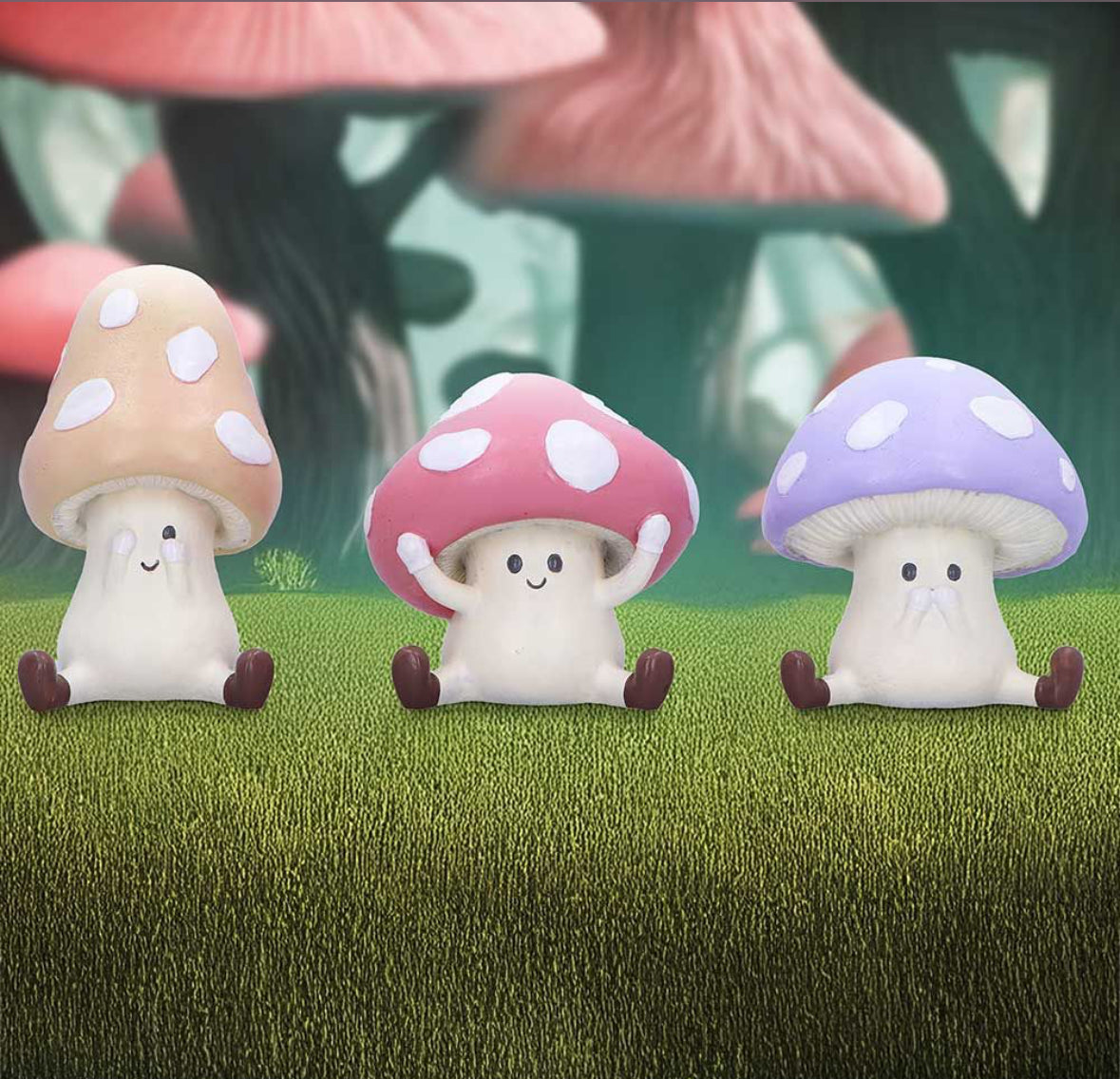 Three Wise Toadstools