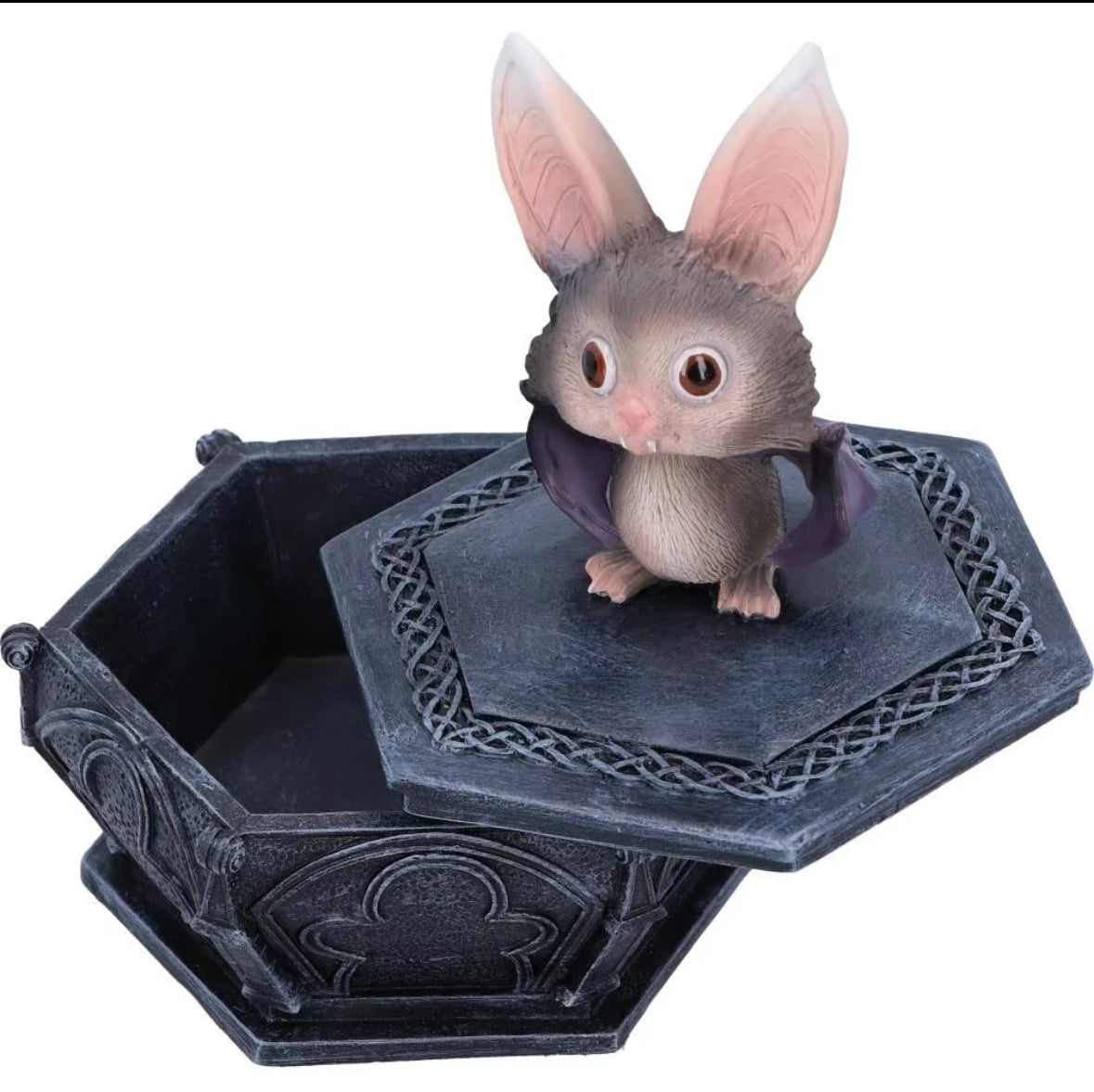 Gothic Bat Trinket Box 15.2cm