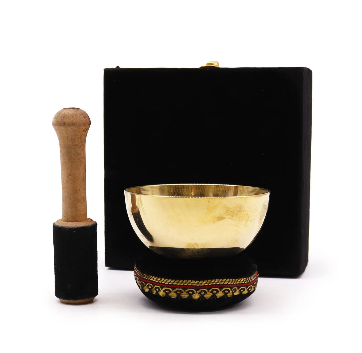 Brass Singing Bowl Gift Set 9cm