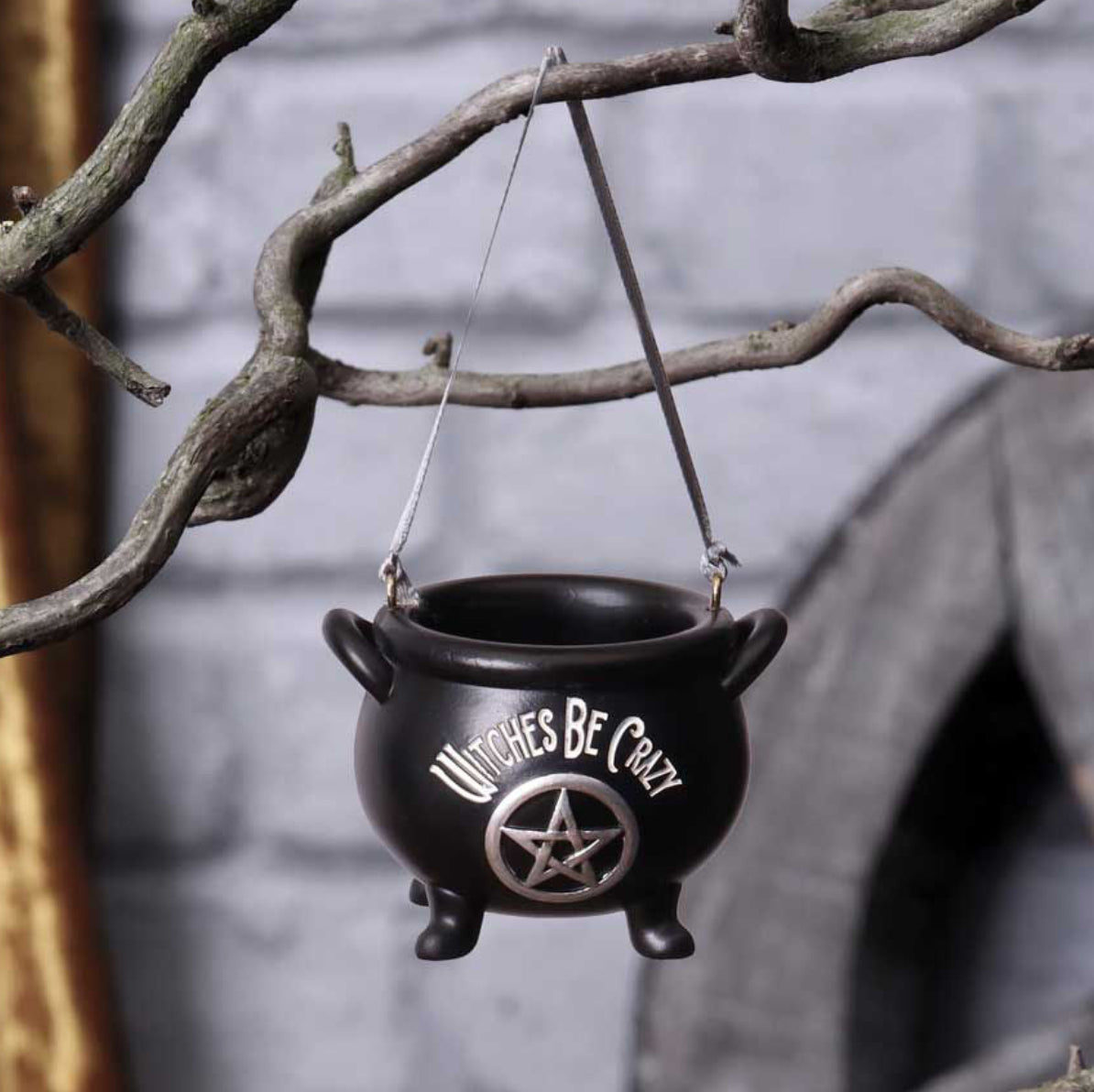 Witches Be Crazy Hanging Ornament 6.1cm