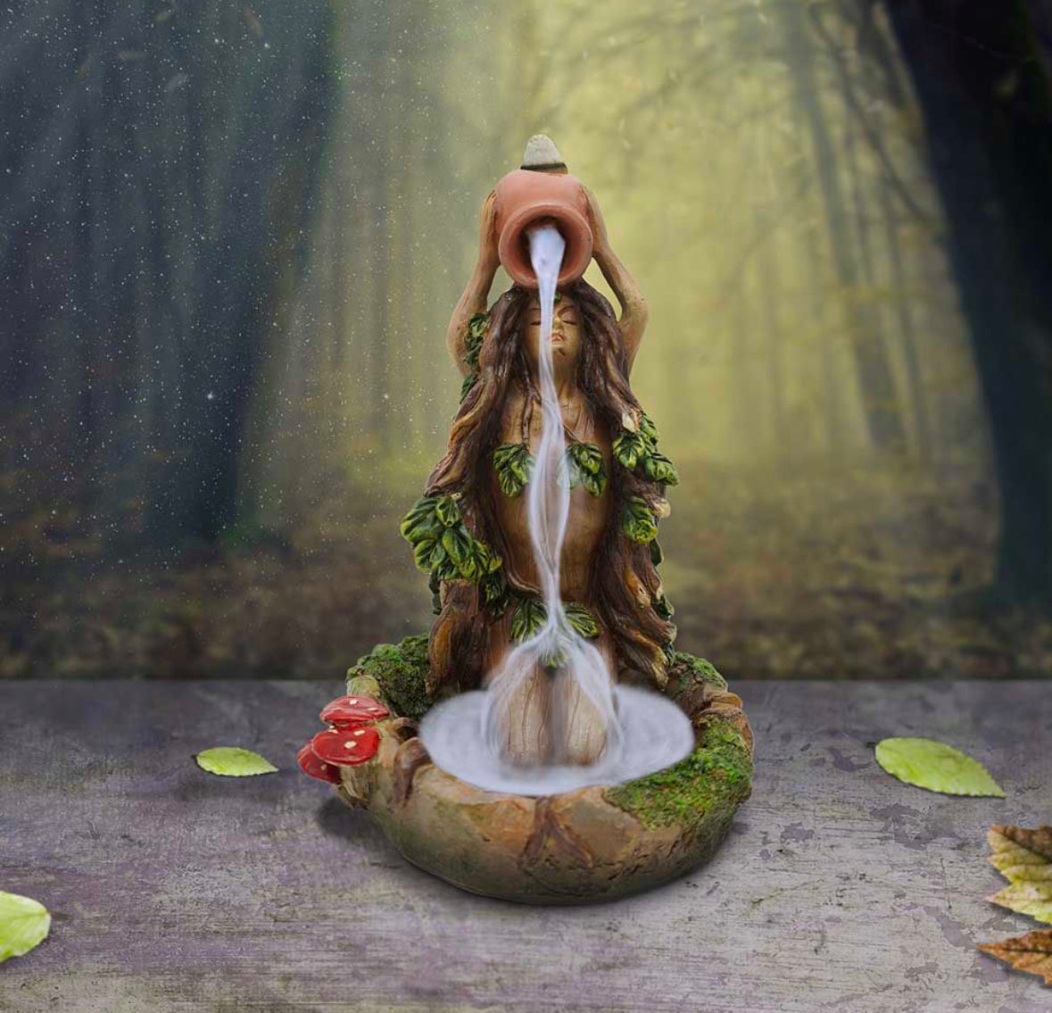 Forest Maiden Backflow Incense Burner 12.5cm