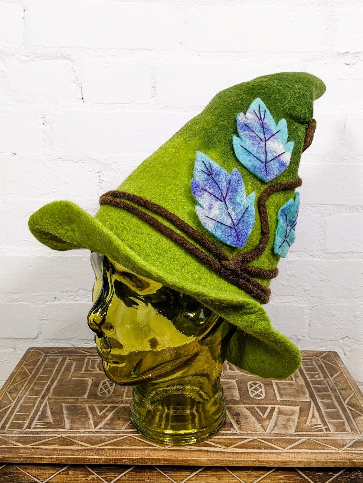 Felt Wizard Leaf Hat