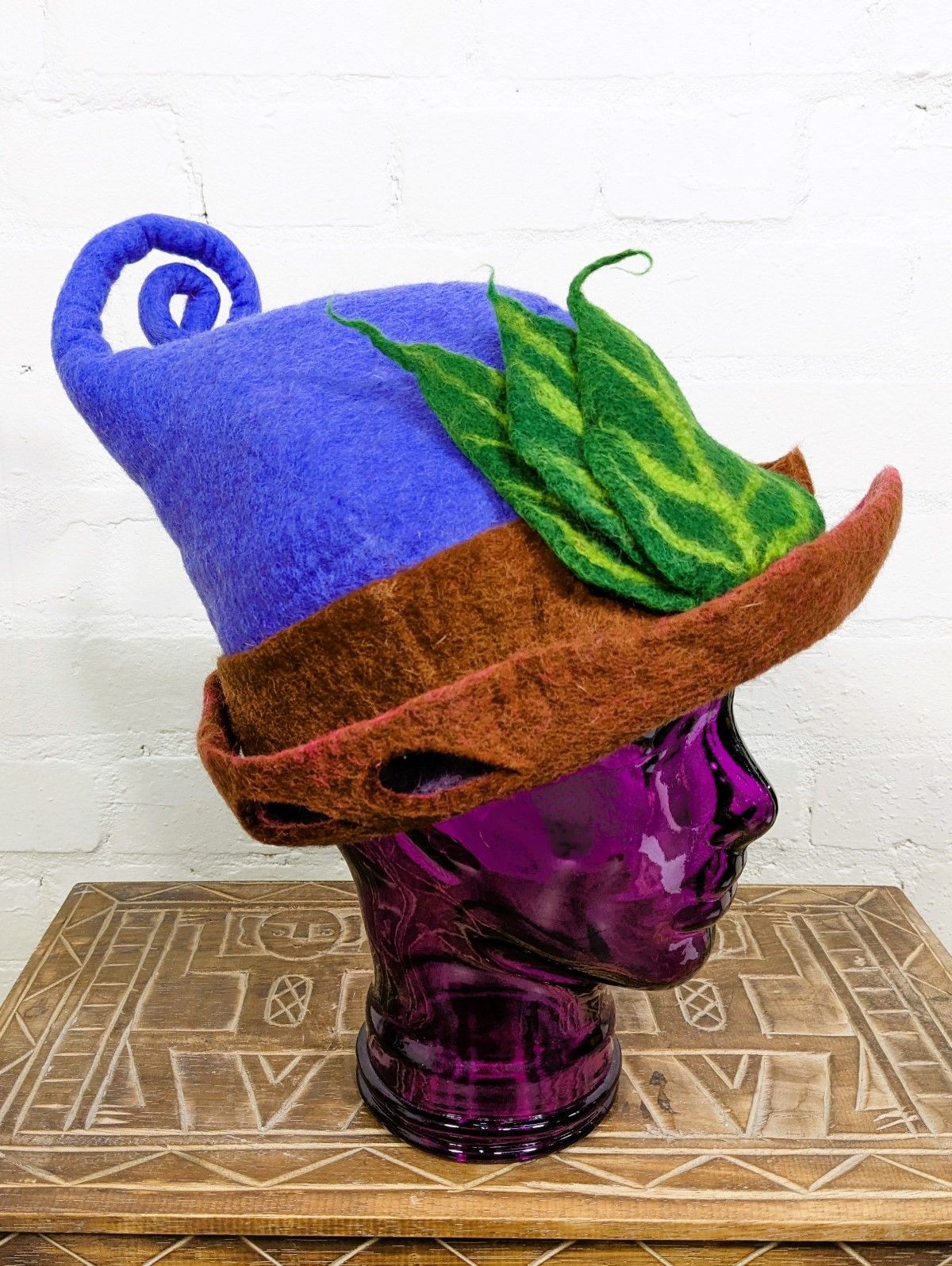 Felt Leaf Fairy Hat