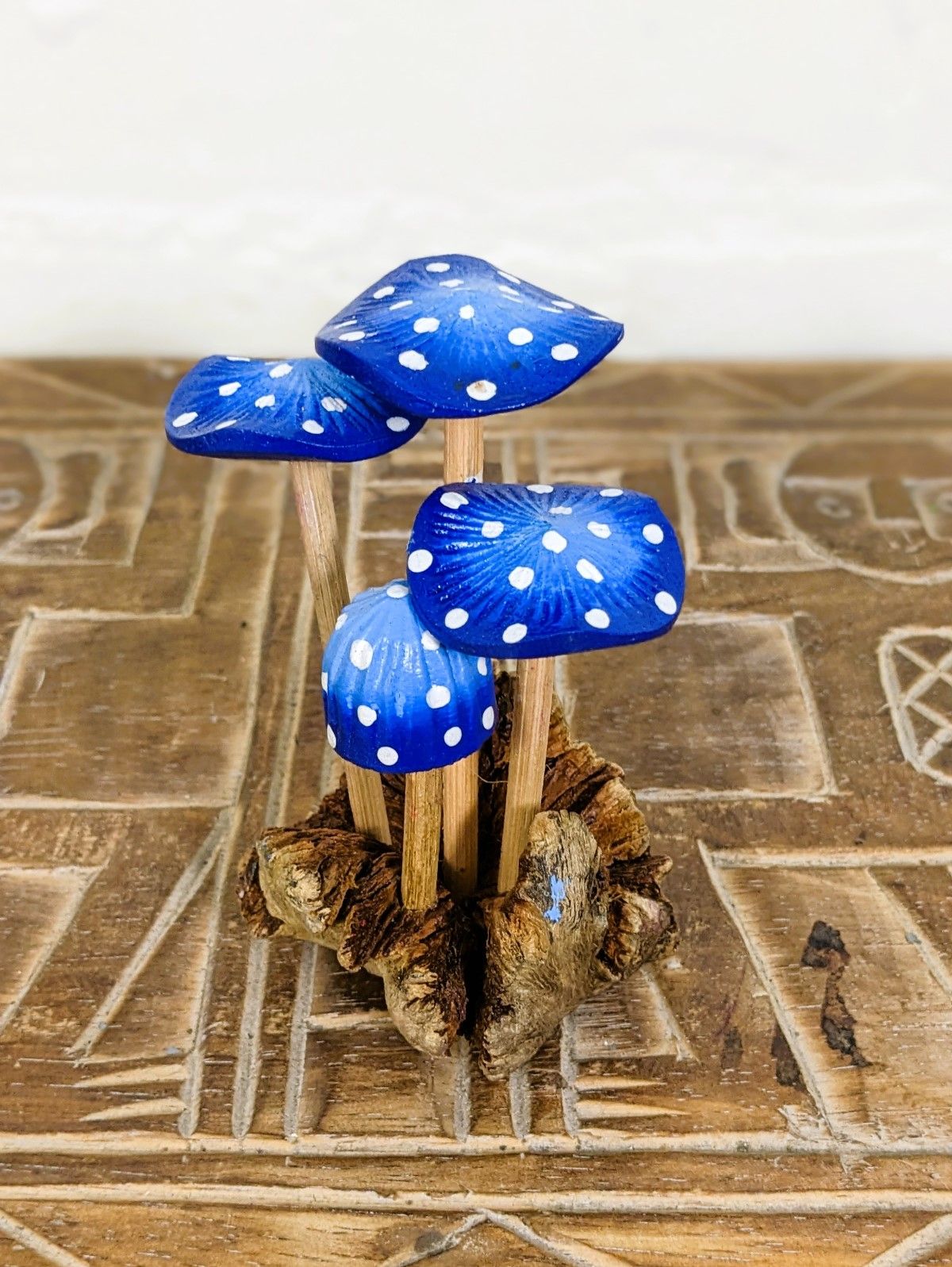 Blue Mushrooms