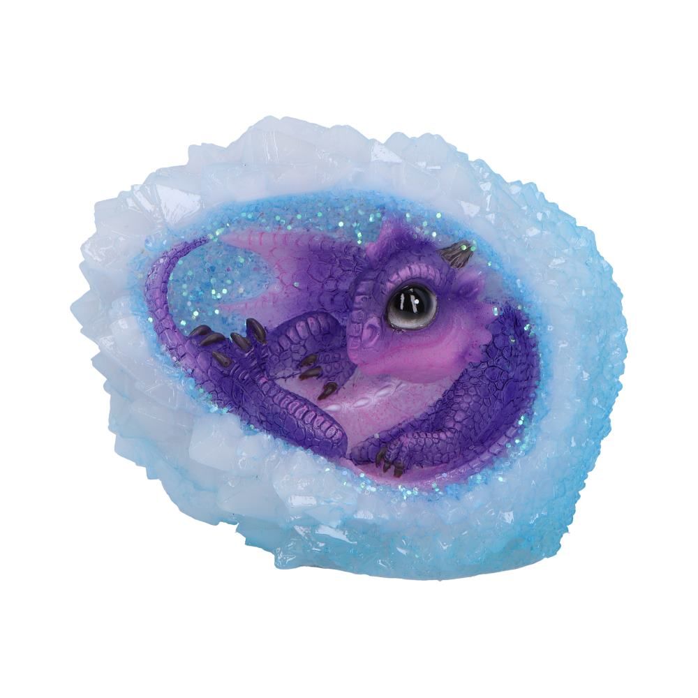 Geode Nest (Purple) Illuminating Figurine 12cm